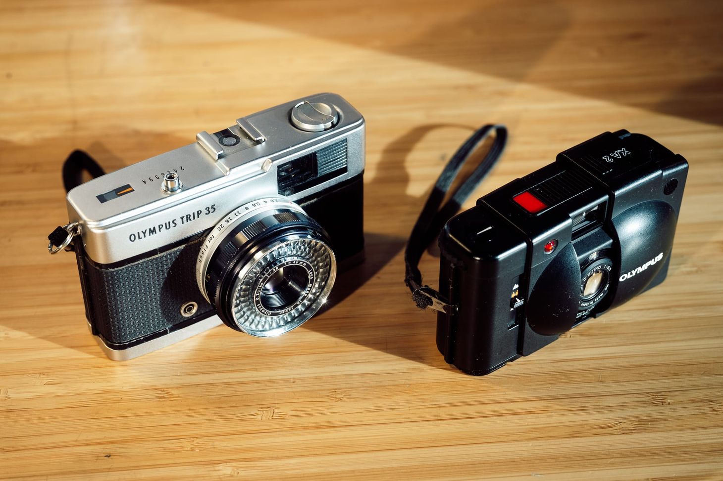 The adventure film camera comparison no one asked for: Olympus Trip 35 vs. Olympus XA2