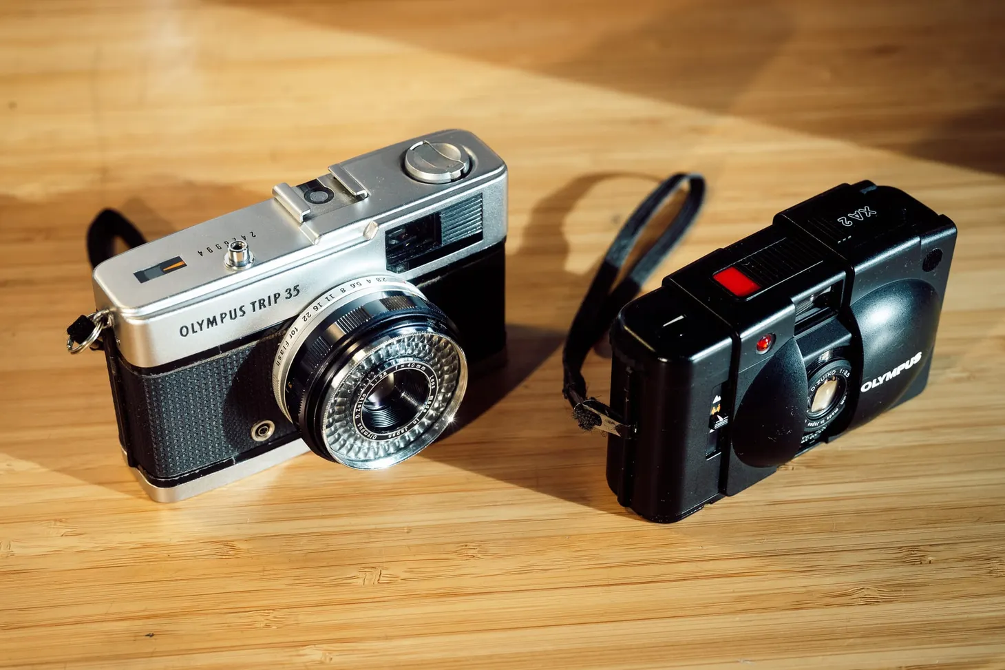 The adventure film camera comparison no one asked for: Olympus Trip 35 vs. Olympus XA2