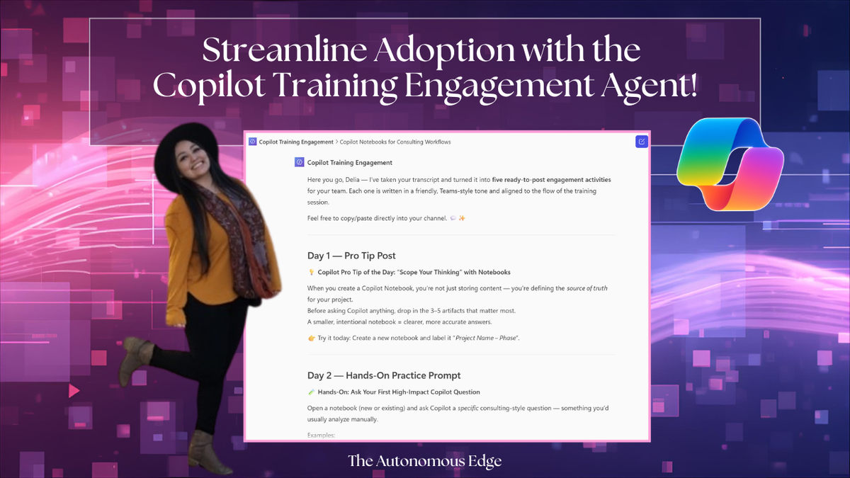 Streamline Adoption with the Copilot Training Engagement Agent
