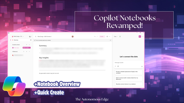 The New Copilot Notebook Interface