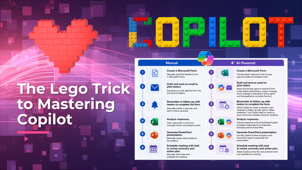 The Lego Trick to Mastering Copilot: AI-Powered Workflows