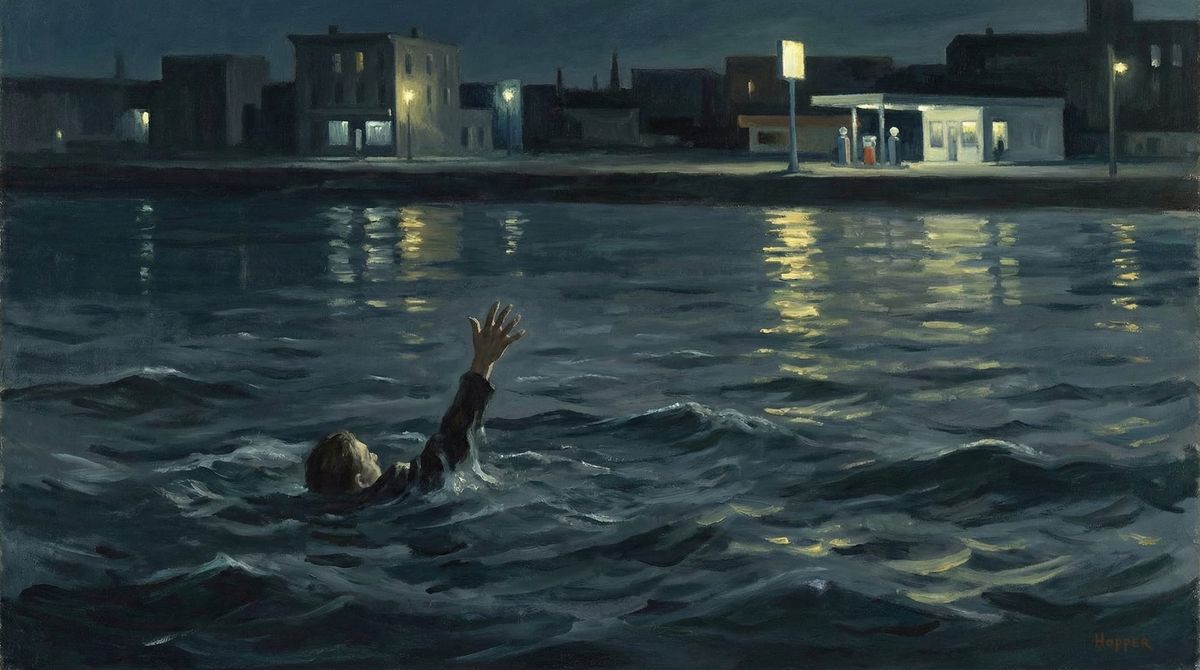 익사하는 사람은 더 격렬하게 팔을 휘젓는다