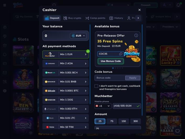 Review for 7Bit Casino - Preview