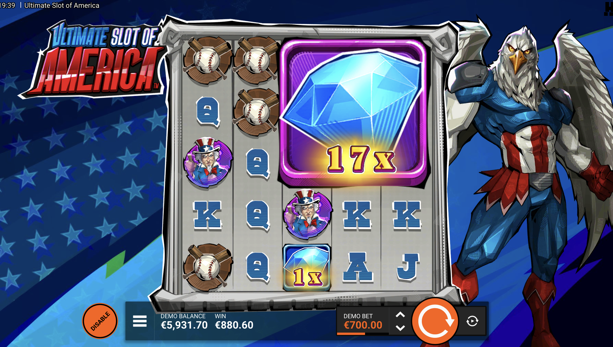 Ultimate Slot of America Slot Multiplier Feature