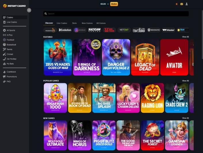 Casino Review: Instant Casino - Preview 2