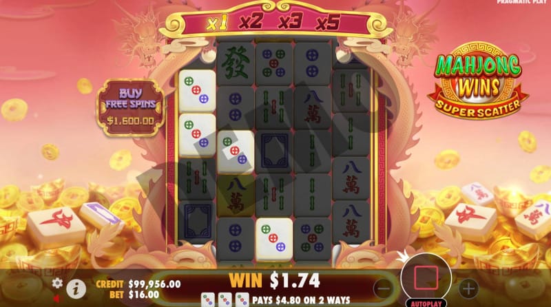 Mahjong Base Game - Spins