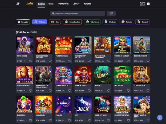 Casino Review: mBit Casino - Preview 2