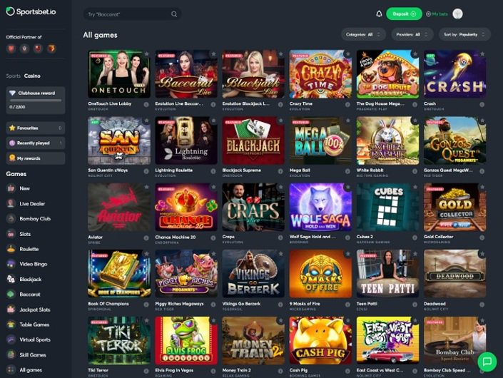 Casino Review: Sportsbet.io - Preview 2