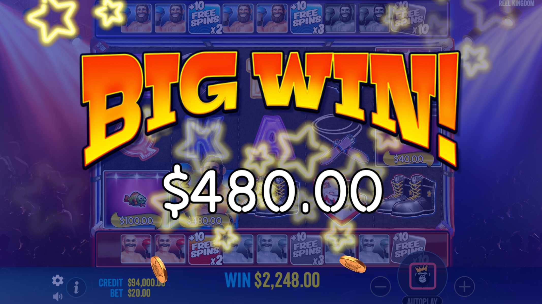 Big Win Profit Screenshot - Big Bass Boxing Bonus Round Slot