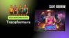a graphic for Transformers slot review