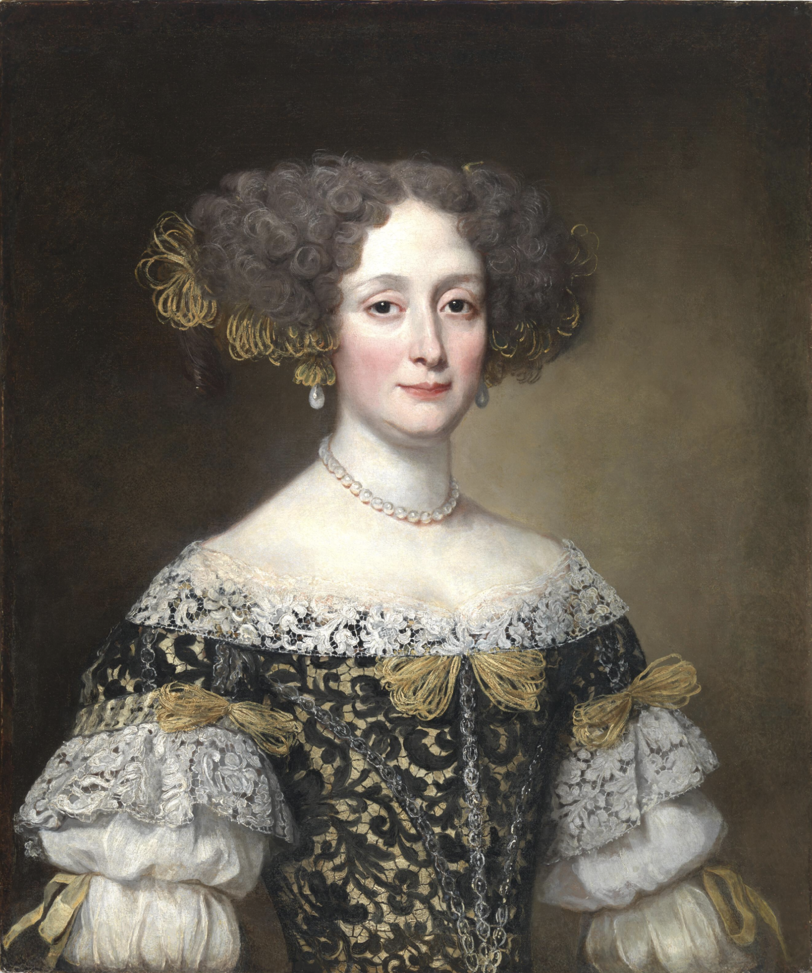 Jacob-Ferdinand Voet, Portrait of Anna Caffarelli Minuttiba, late 17th century, oil on canvas, San Francisco, de Young Museum of Fine Art