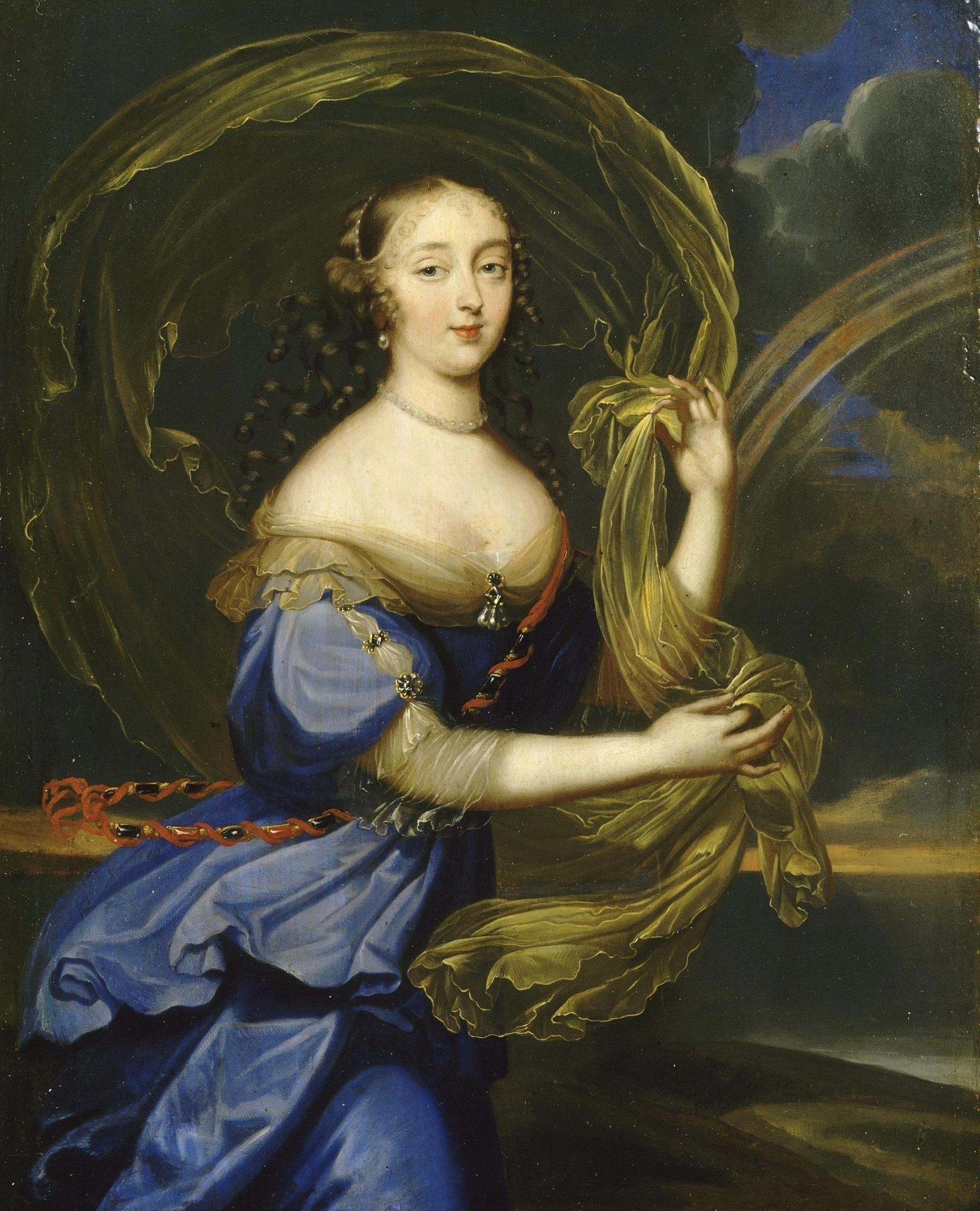 Jacob-Ferdinand Voet, Portrait of Anna Caffarelli Minuttiba, late 17th century, oil on canvas, San Francisco, de Young Museum of Fine Art