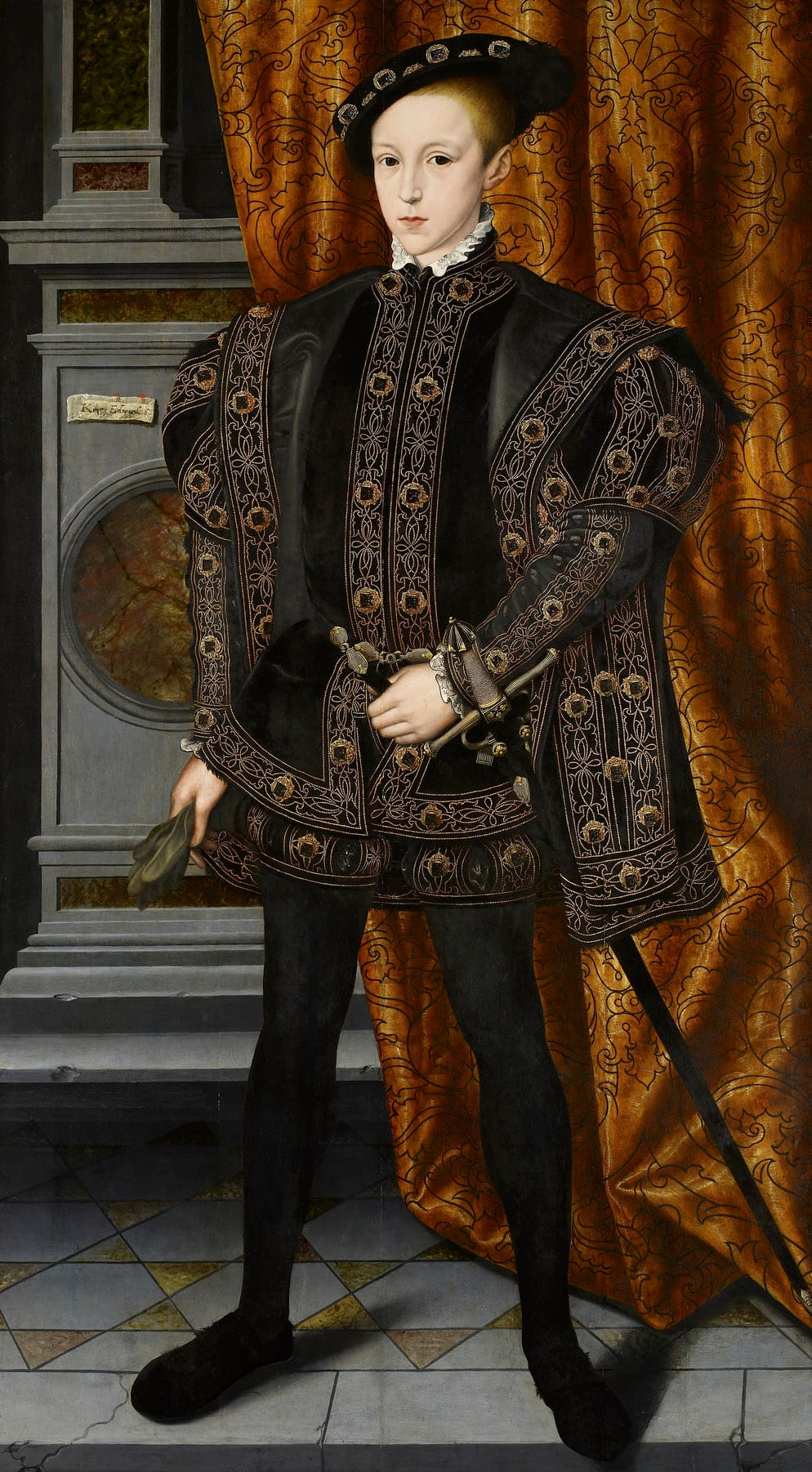 William Scrots, Portrait of Edward VI (1537–1553), 1546, oil on canvas