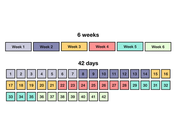 42 days: a cure for shiny object syndrome