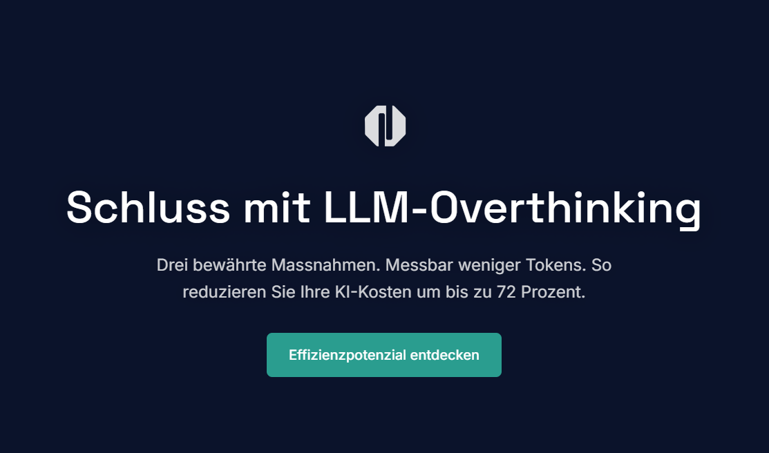 LLM-Effizienz: Schluss mit Overthinking