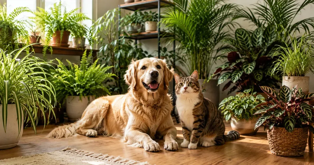 Llena tu hogar de plantas sin poner en riesgo a tus mascotas