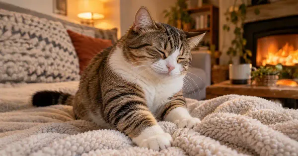 ¿Qué intenta decirte tu gato cuando amasa con sus patitas?