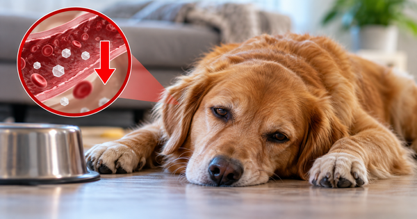 ¿Qué pasa cuando a tu perro se le baja el azúcar?