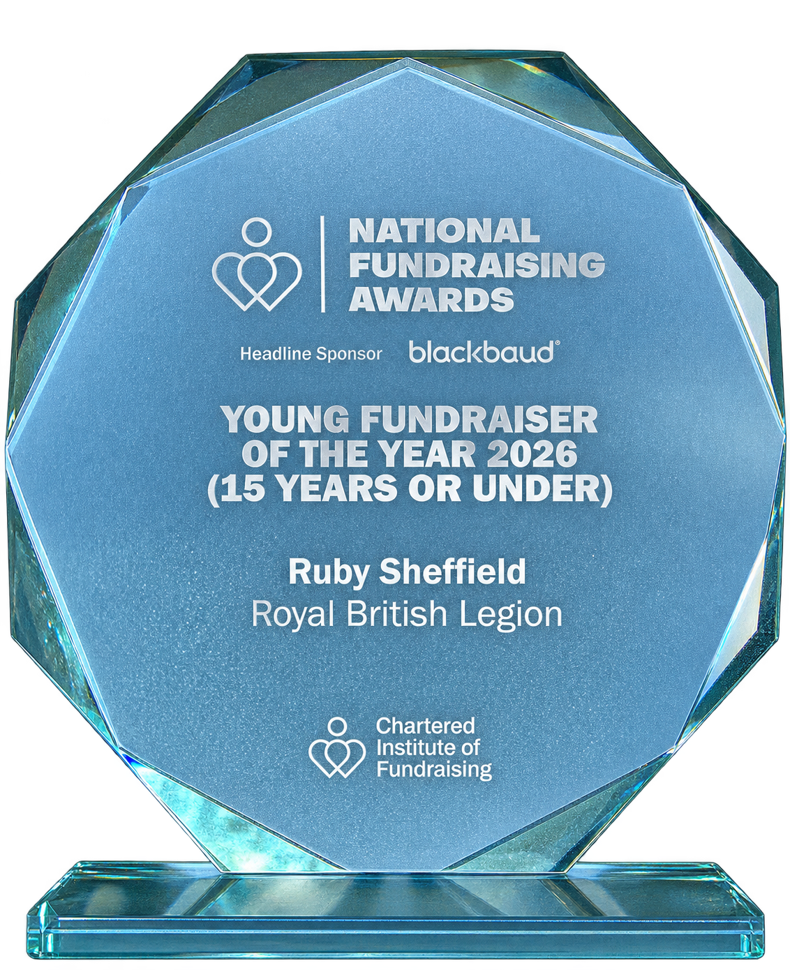 Ruby Sheffield (Royal British Legion) - Young Fundraiser Of They Year 2026