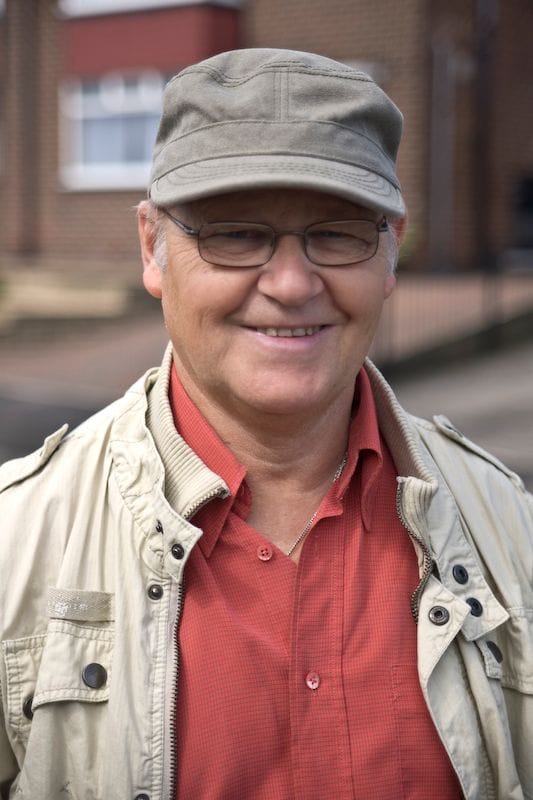 A warm portrait of Andy Marshall's father, Alan Marshall