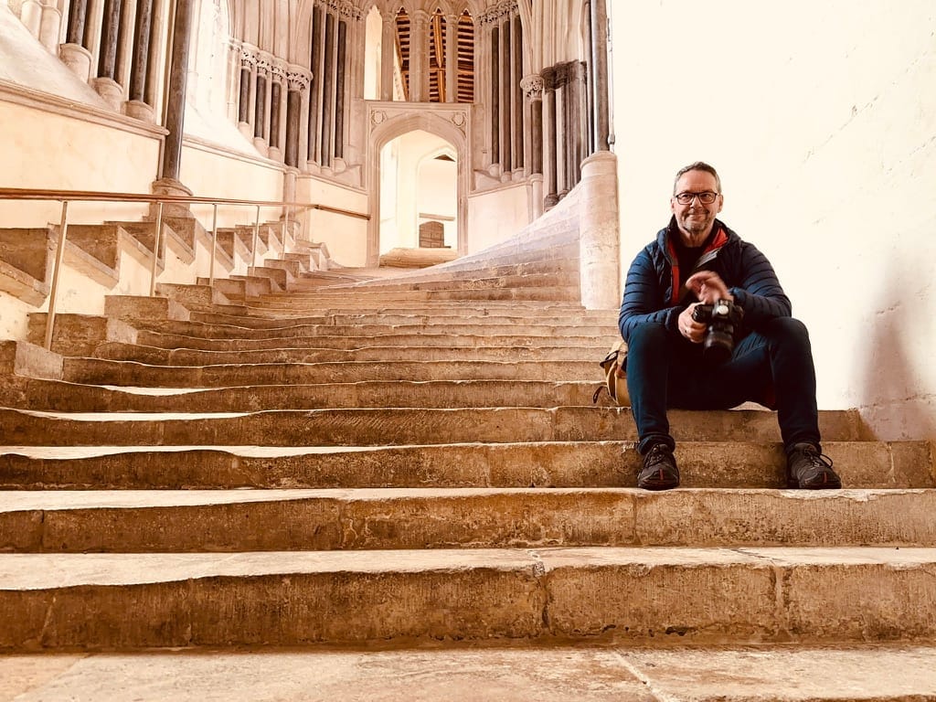 Andy Marshall with his camera