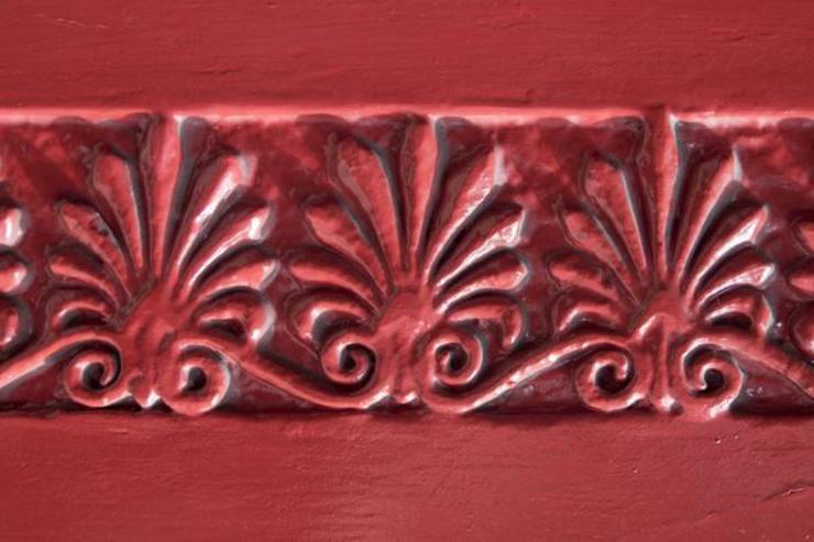 Red Palmette Digital Print Large – Photo Wellness