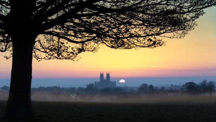 Beverley Dawn From Westwood Common Digital Print Large – Photo Wellness