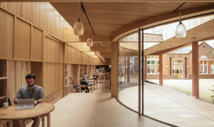 Lea Bridge library pavilion – lending new life organically to a public space | Architecture | The Guardian