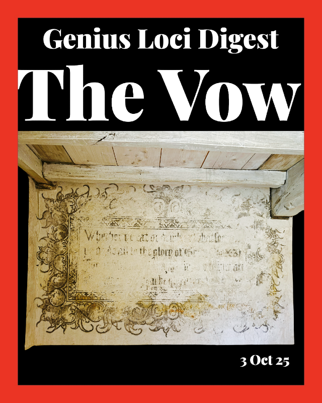 Andy Marshall's Genius Loci Digest: 3 Oct 2025