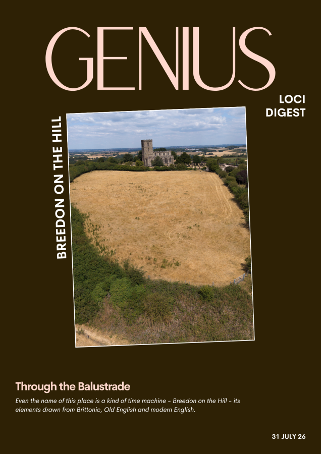 Andy Marshall's Genius Loci Digest: 31 July 26