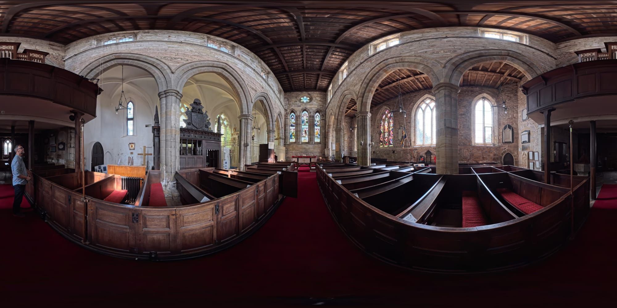 The Priory Church at Breedon on the Hill in glorious VR