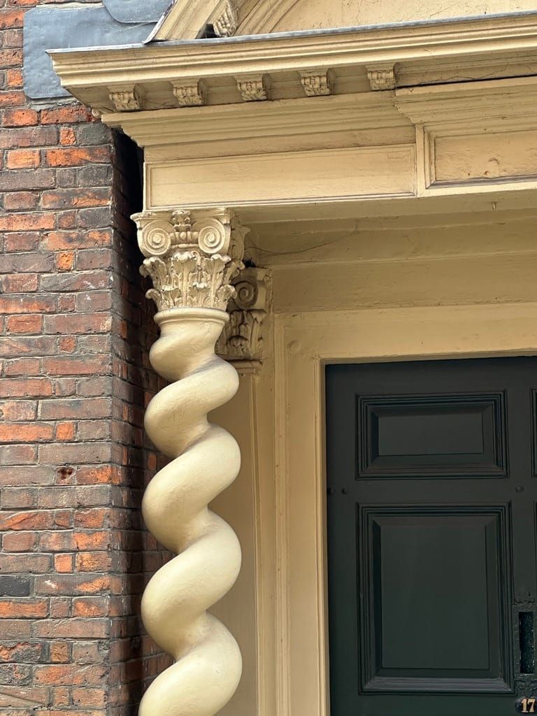 The Solomonic Columns of Clifton House, King's Lynn