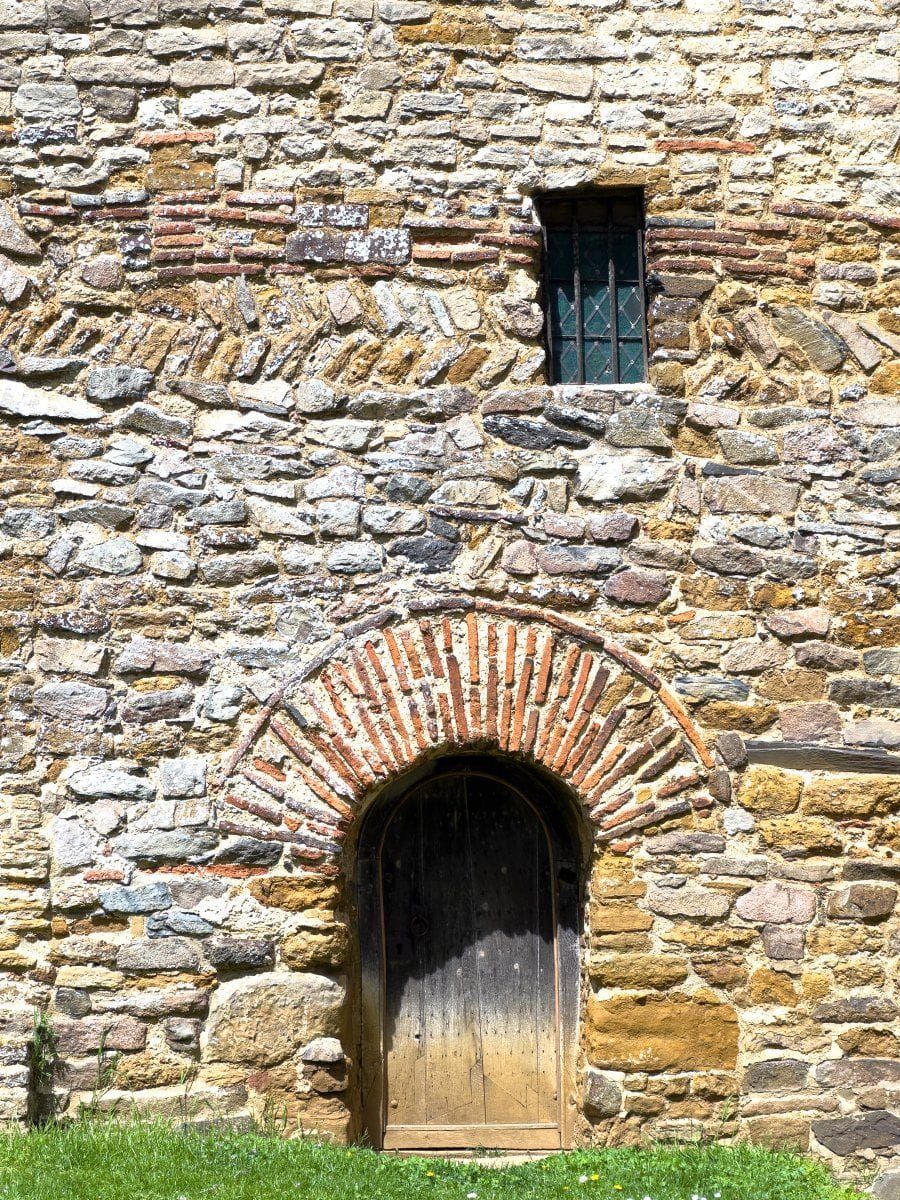 Behind The Photograph: C7th Wall, All Saints Brixworth.