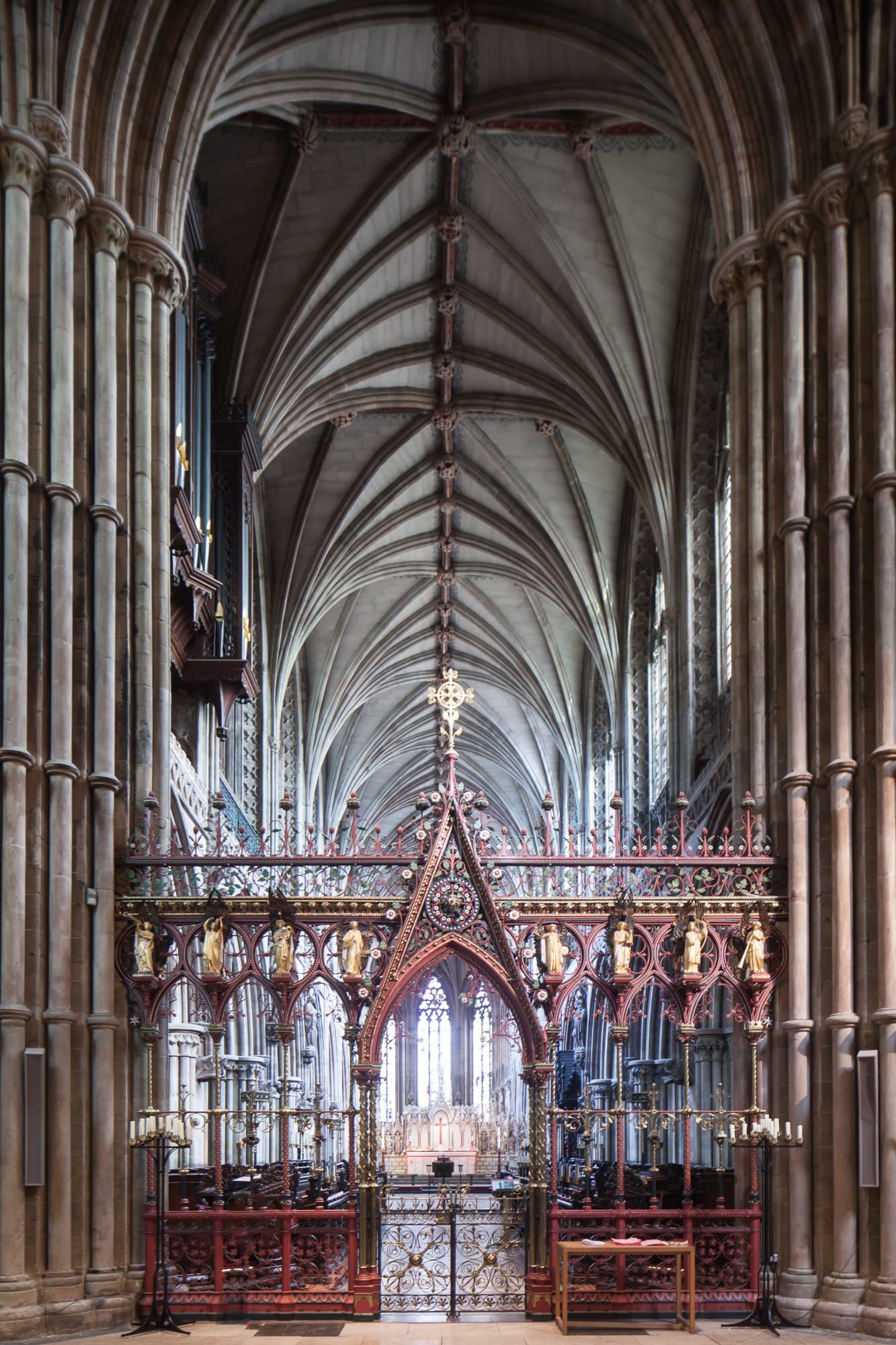 ✨ Treasure Hoard: The unique Choir Screen at Lichfield Cathedral