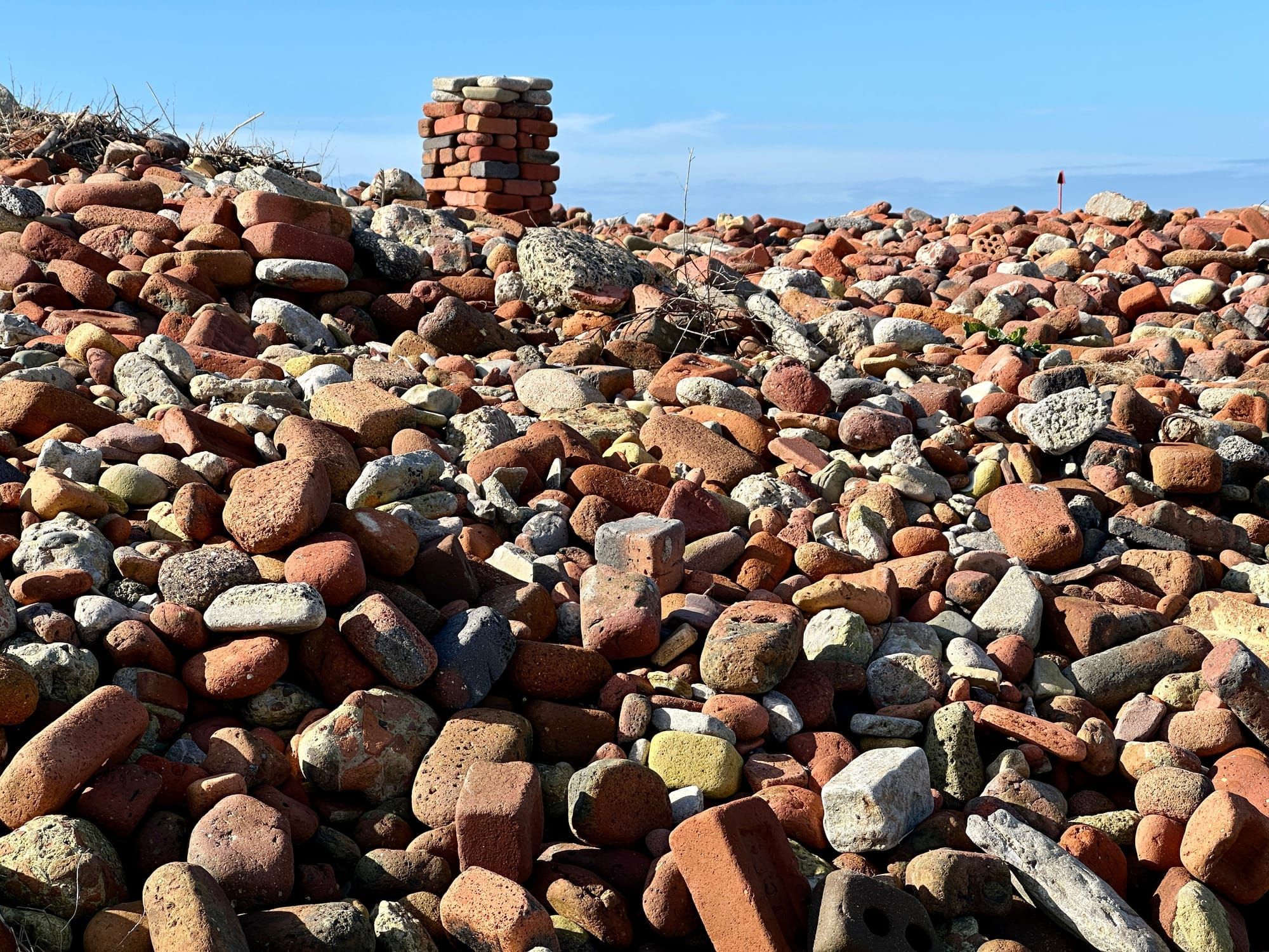 ✨ Treasure Hoard: The brick fields of Hightown beach, Hightown.