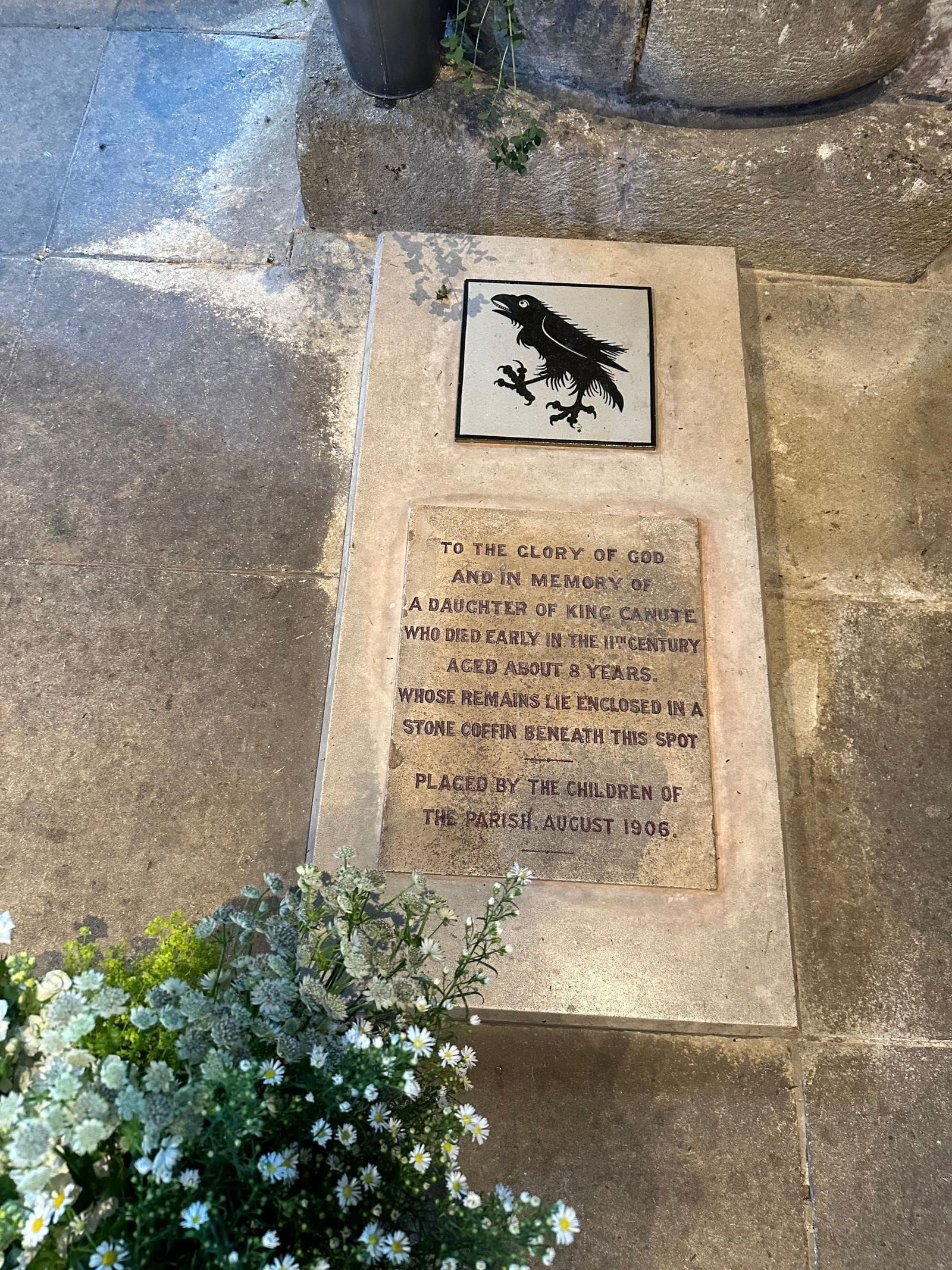 ✨ Treasure Hoard: The Grave Marker of King Canute's Daughter, Bosham