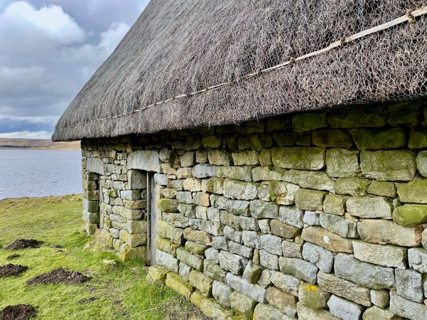 📍Loci: The Surviving Monastic Barn at Grimwith Reservoir, Yorkshire Dales.