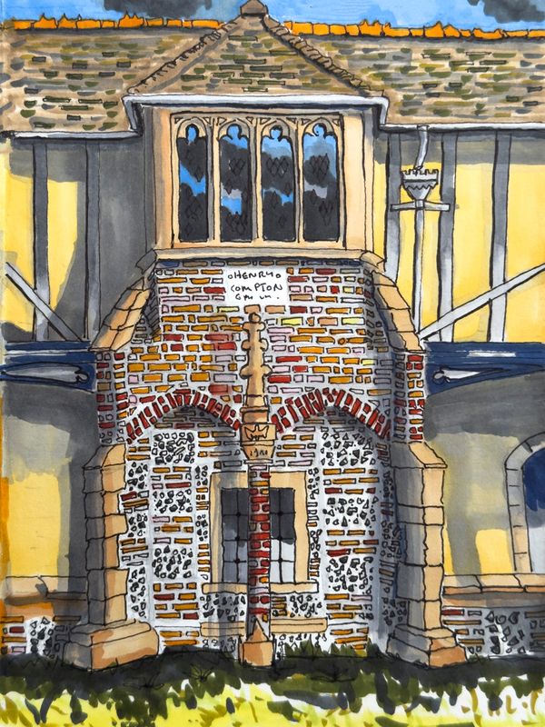 🎨 Atelier: Ambulatory, St Cross, Winchester. Signed, Limited Edition Print of 50no.