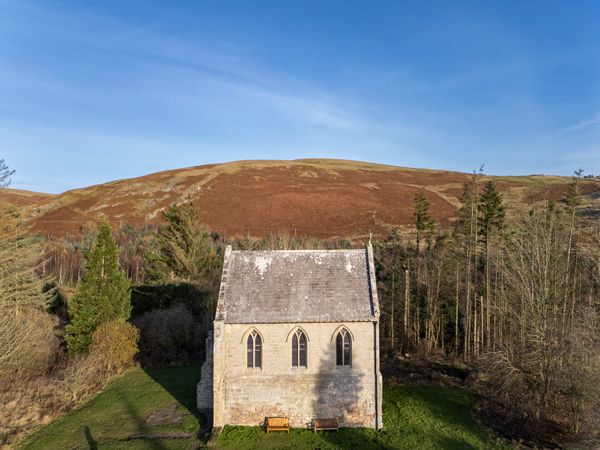 Aerial Video Biddlestone Chapel, Northumberland