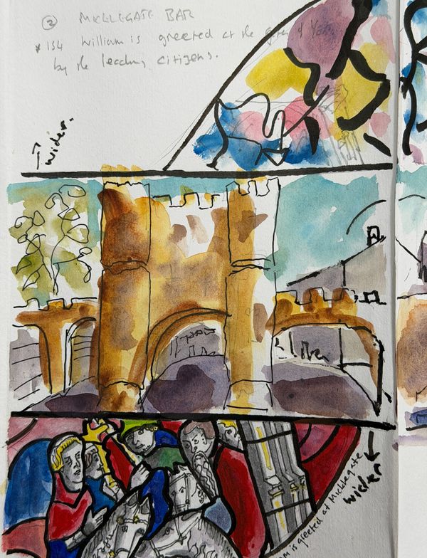 ⟁ Member's Supplement: Finding St. William: My Art Commission from York Minster.