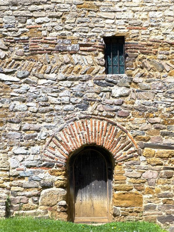 Behind The Photograph: C7th Wall, All Saints Brixworth.
