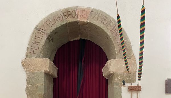 The Saxon Script at St. Mary's Breamore
