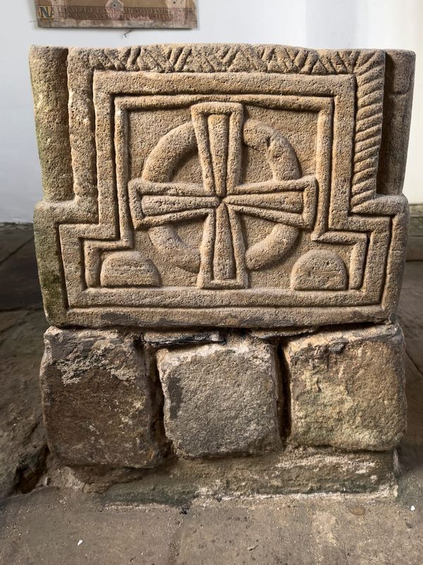 ✨ Treasure Hoard: The striking font at St. Peulan's, Llanbeulan, Anglesey