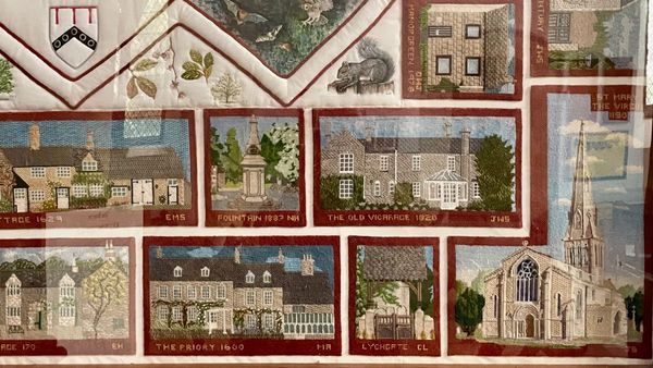 ✨ Treasure Hoard: The Textile Map and Kneelers at St. Mary, Ketton