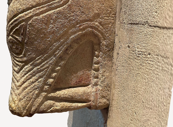 ✨ Treasure Hoard: The Anglo-Saxon wolf carving at St Mary's Church, Deerhurst