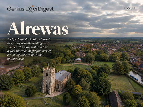 Andy Marshall's Genius Loci Digest: 16 Oct 26