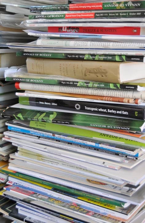 Libros y revistas: lectura actual y para revisión