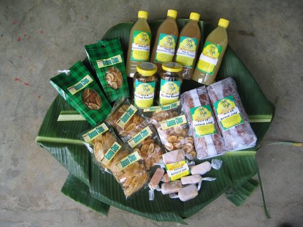 Produits à base de banane