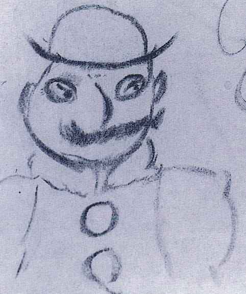 Imagen: Leopold Bloom, como esbozado por James Joyce.