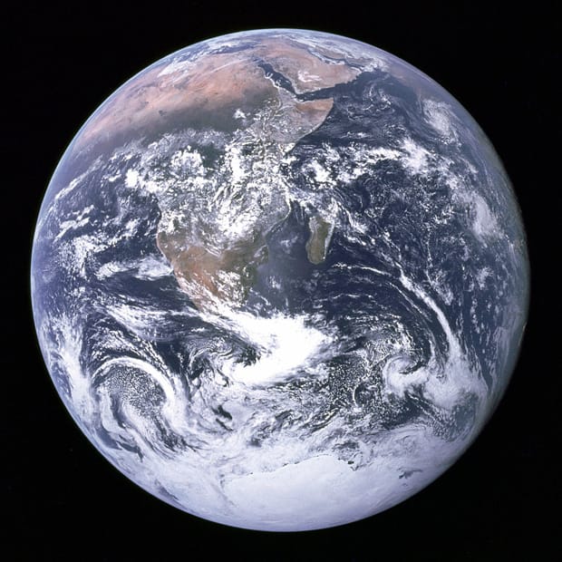 Image: NASA/Apollo 17 crew, 7 December, 1972.